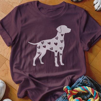 Dalmatian Hearts Shirt - The Pawsitive Initiative