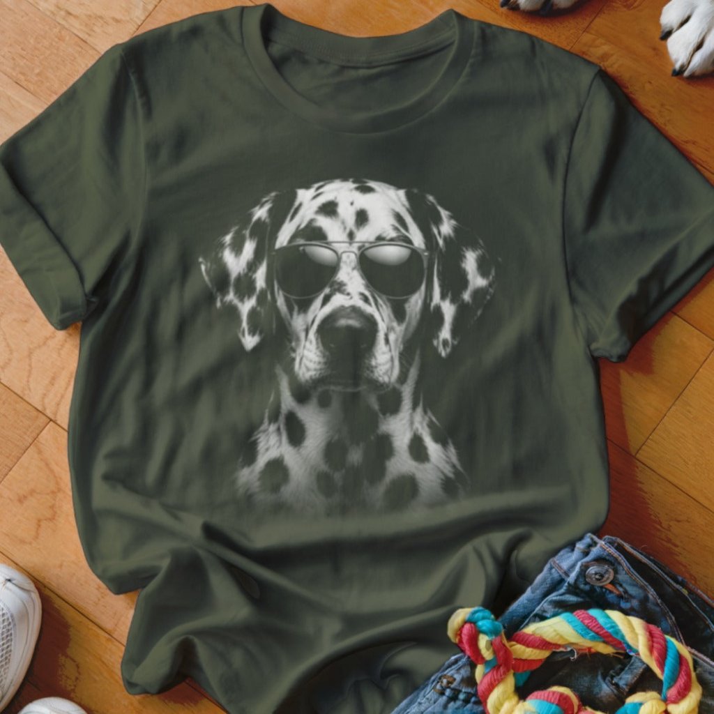 Dalmatian in Aviators Shirt - The Pawsitive Initiative