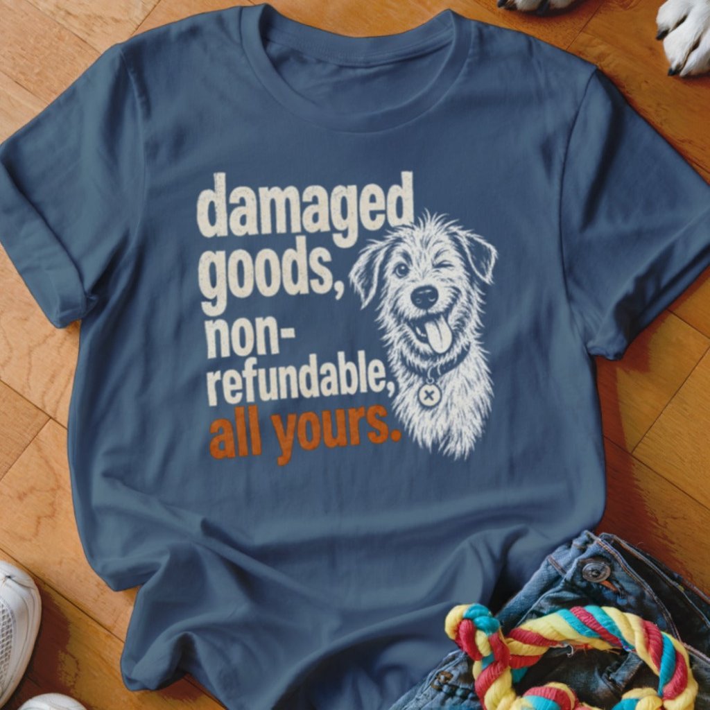 Damaged Goods Shirt - The Pawsitive Initiative