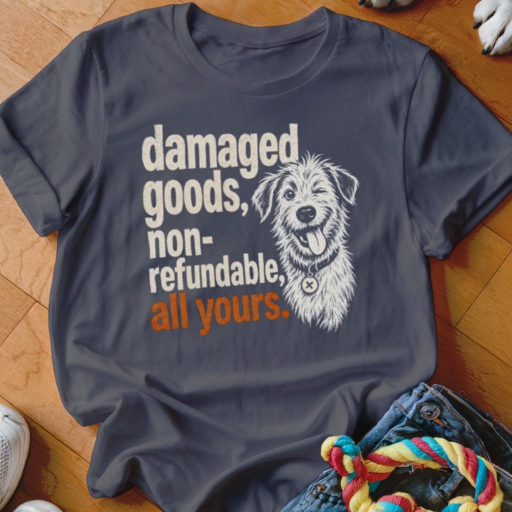 Damaged Goods Shirt - The Pawsitive Initiative