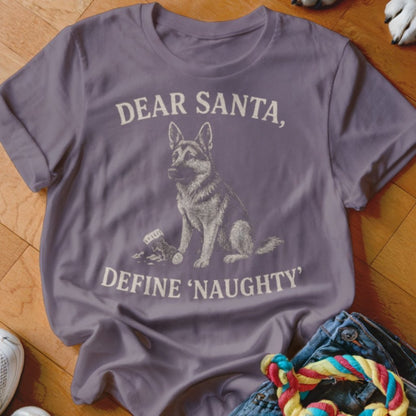 Dear Santa Define Naughty Shirt - The Pawsitive Initiative