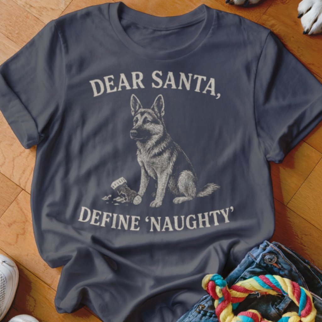 Dear Santa Define Naughty Shirt - The Pawsitive Initiative