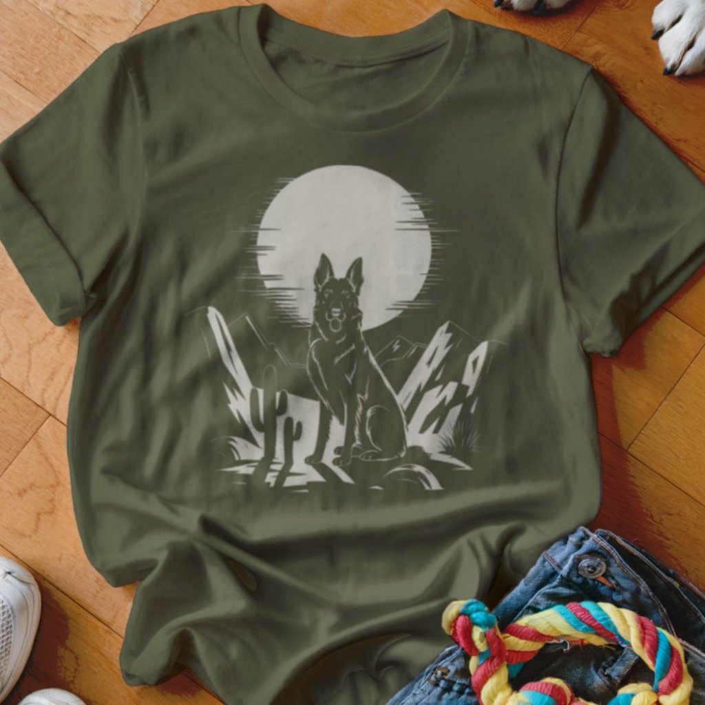 Desert GSD Shirt - The Pawsitive Initiative