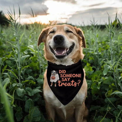 Did Someone Say Treats Bandana - The Pawsitive Initiative