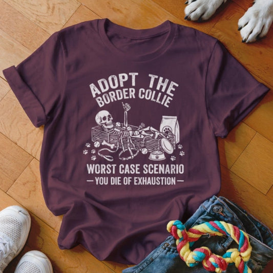 Die of Exhaustion Shirt - The Pawsitive Initiative