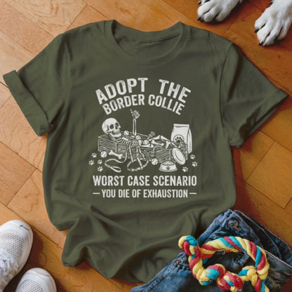 Die of Exhaustion Shirt - The Pawsitive Initiative