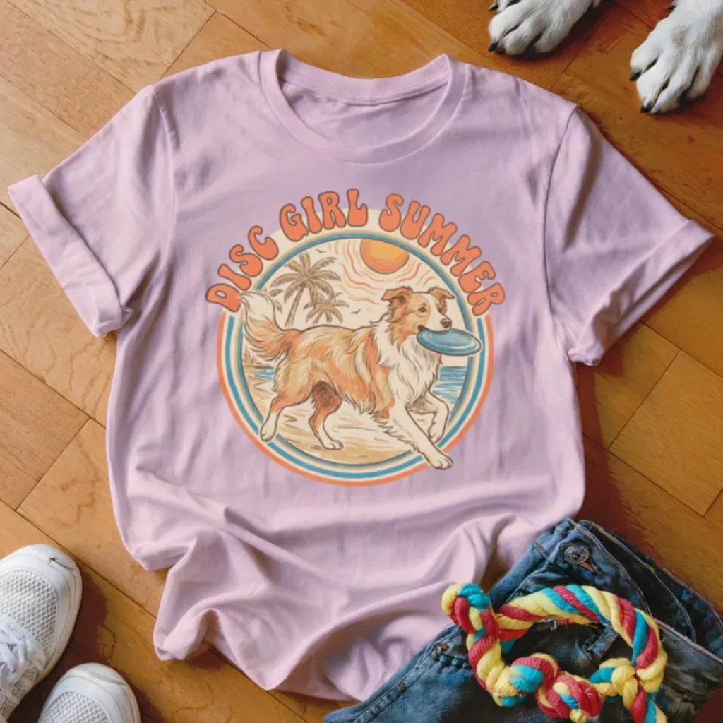 Disc Girl Summer Shirt - The Pawsitive Initiative