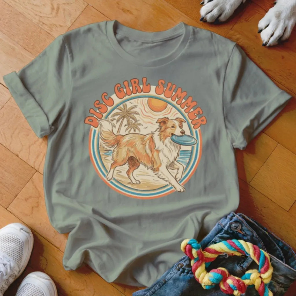 Disc Girl Summer Shirt - The Pawsitive Initiative