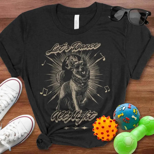 Disco Shepherd Shirt - The Pawsitive Initiative