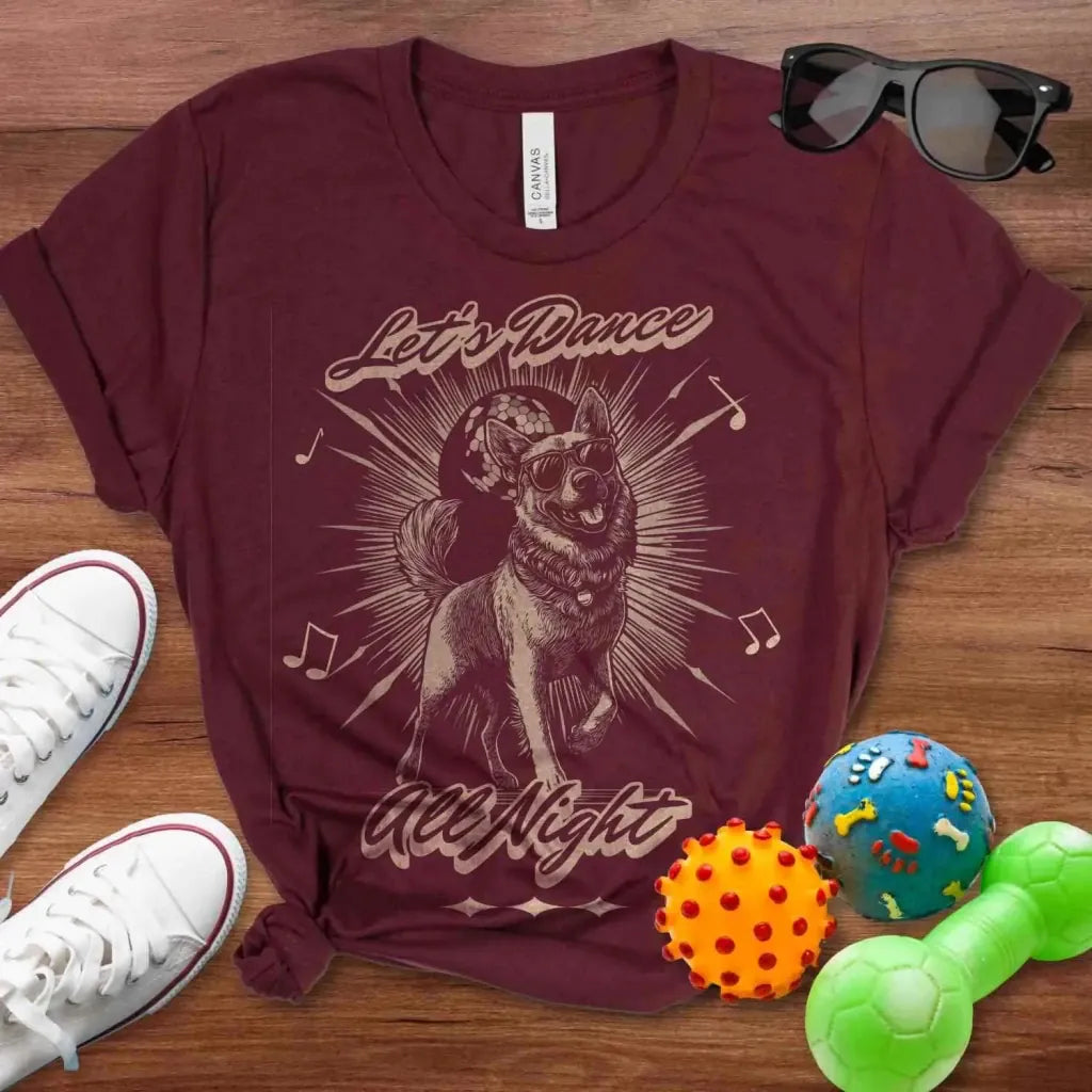 Disco Shepherd Shirt - The Pawsitive Initiative