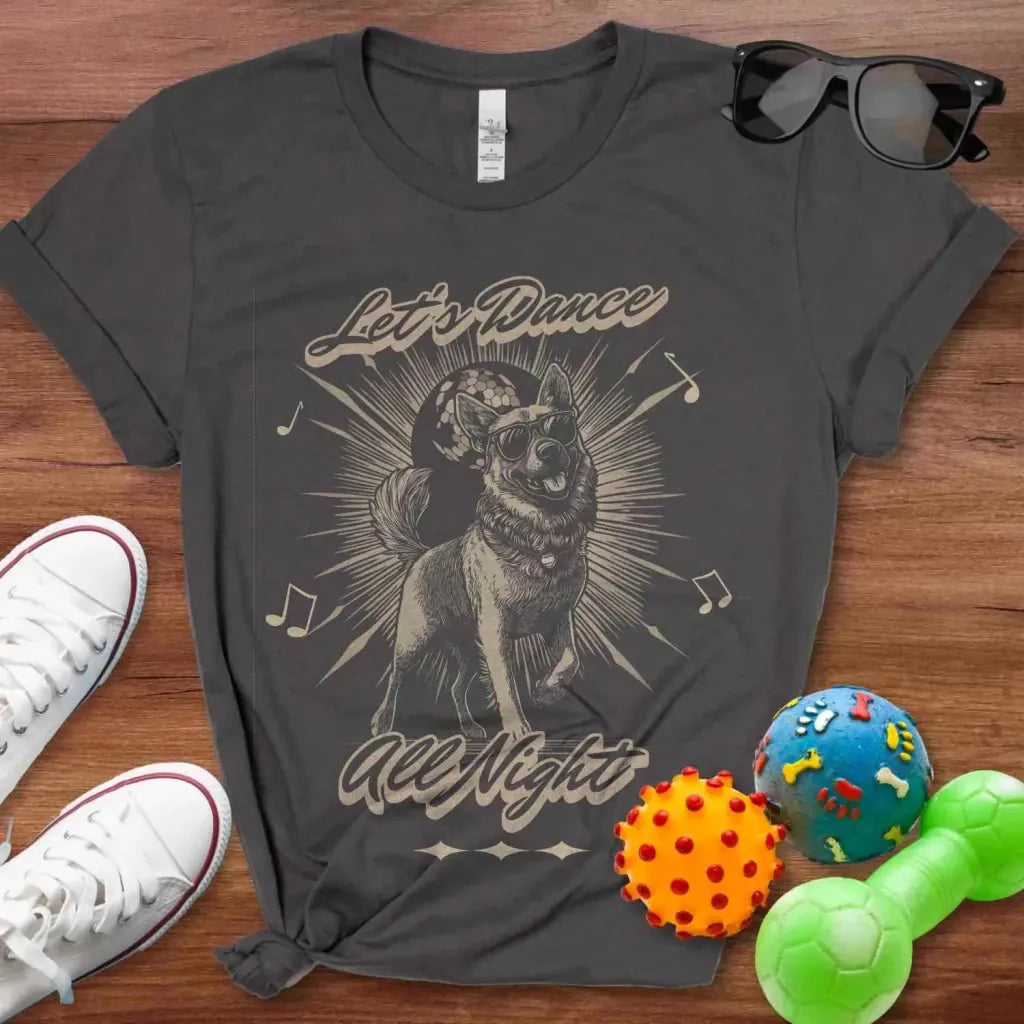 Disco Shepherd Shirt - The Pawsitive Initiative