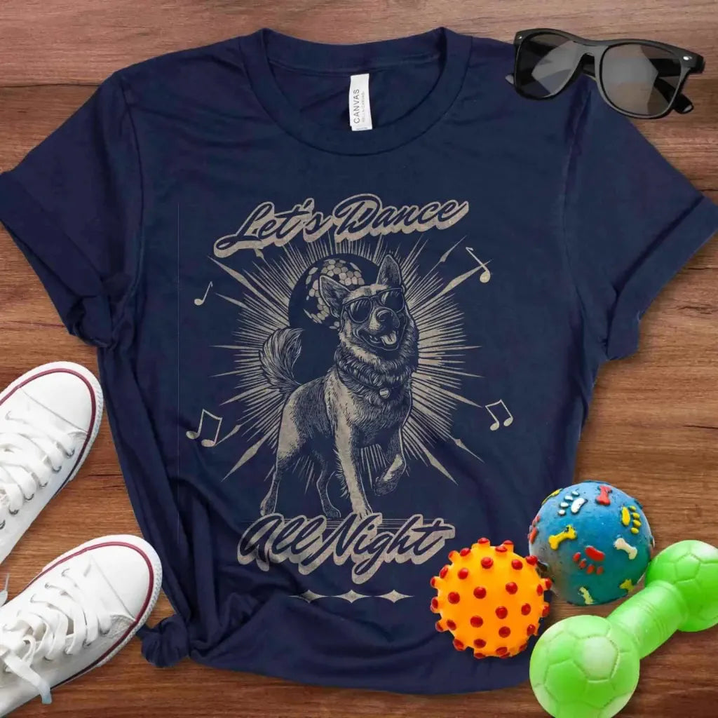 Disco Shepherd Shirt - The Pawsitive Initiative