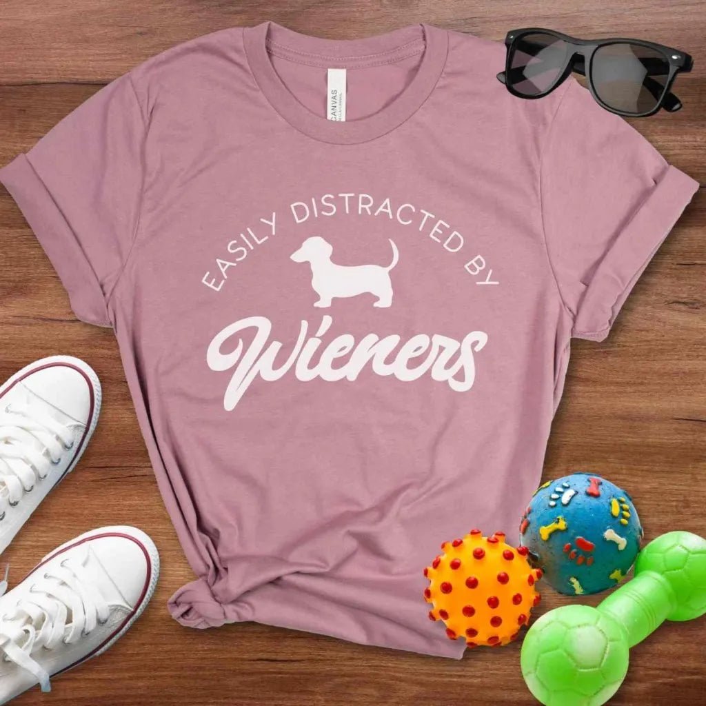 Distracted by Wieners Shirt - The Pawsitive Initiative