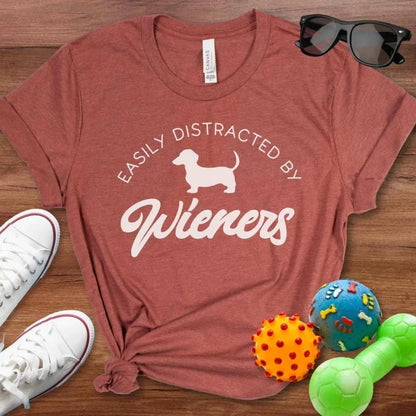 Distracted by Wieners Shirt - The Pawsitive Initiative