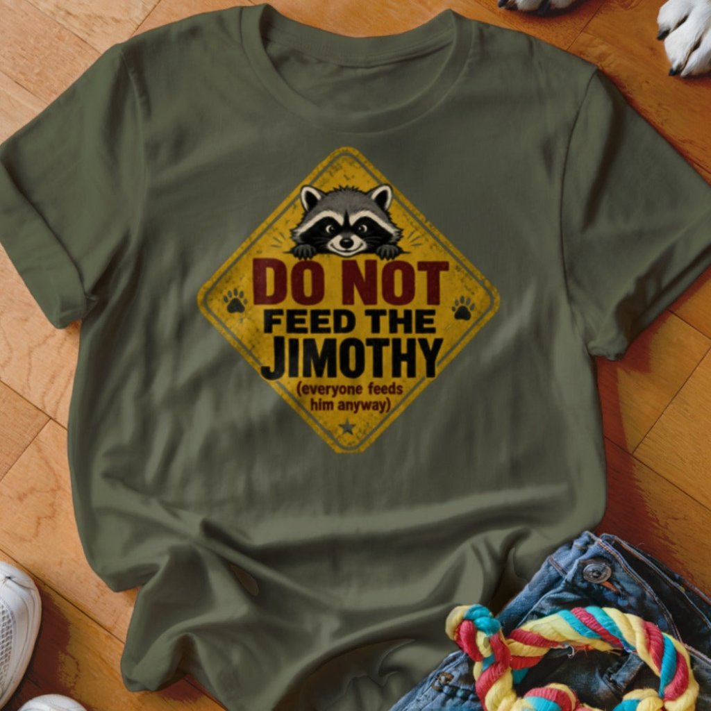 DO NOT FEED THE JIMOTHY Shirt - The Pawsitive Initiative