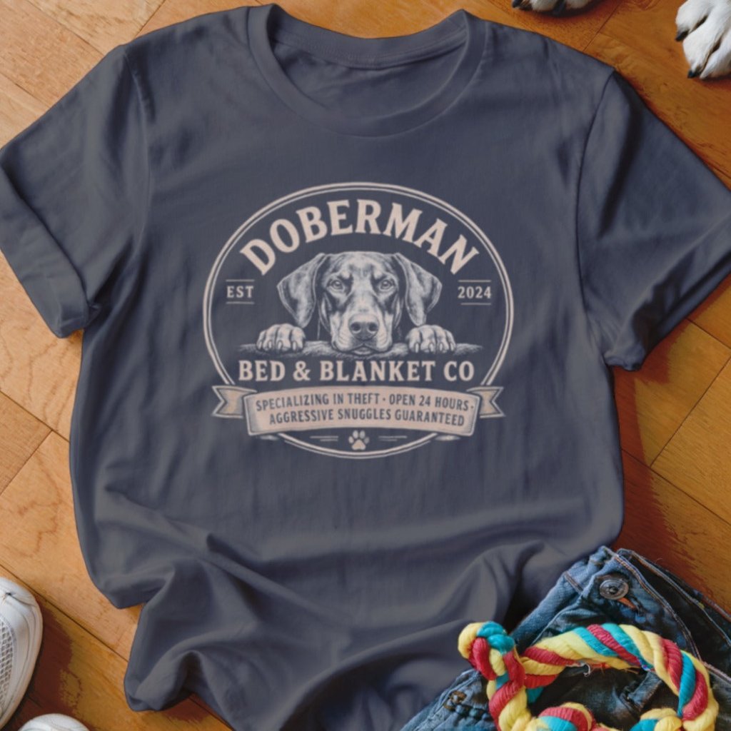 Doberman Bed & Blanket Co Shirt - The Pawsitive Initiative