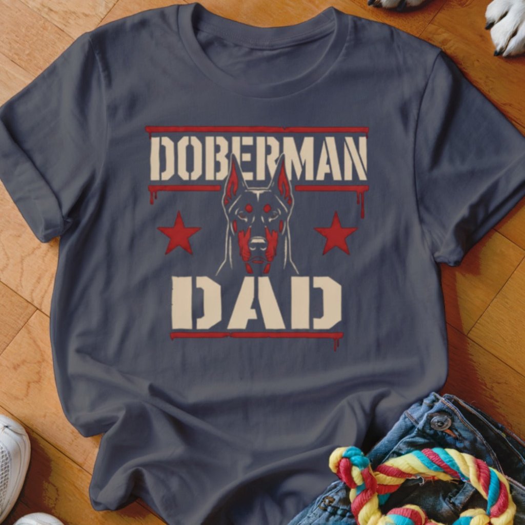 Doberman Dad Shirt - The Pawsitive Initiative