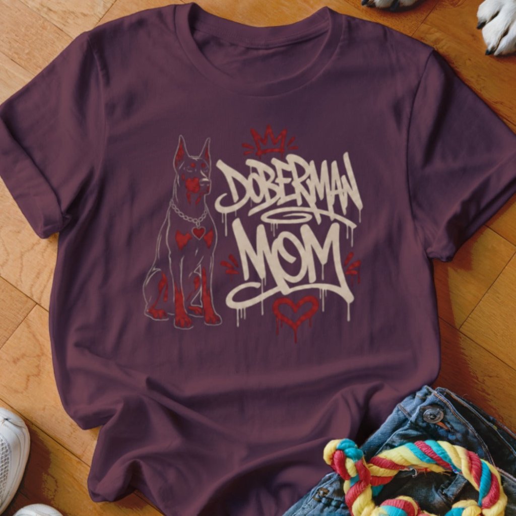 Doberman Mom Shirt - The Pawsitive Initiative