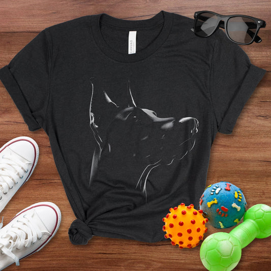 Doberman Silhouette Shirt - The Pawsitive Initiative