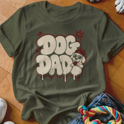 Dog Dad Graffiti Shirt - The Pawsitive Initiative