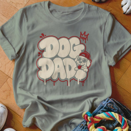 Dog Dad Graffiti Shirt - The Pawsitive Initiative