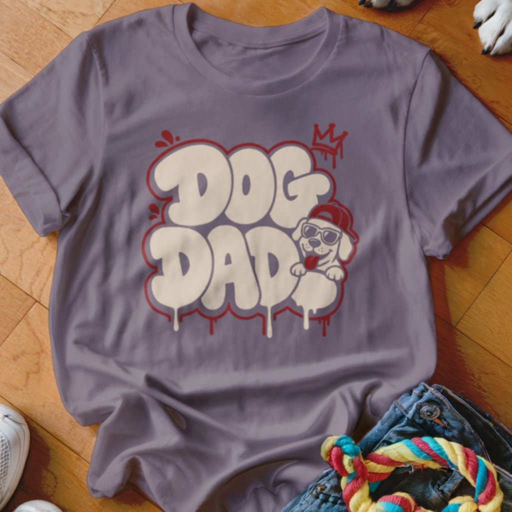 Dog Dad Graffiti Shirt - The Pawsitive Initiative