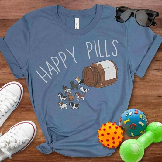 Dog Happy Pills Shirt - The Pawsitive Initiative