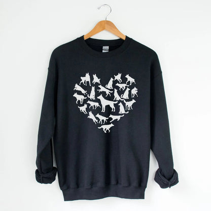 Dog Heart Sweatshirt - The Pawsitive Initiative