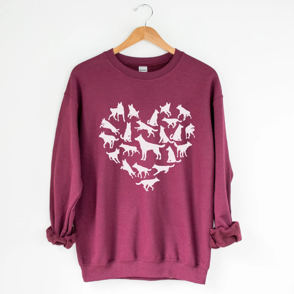 Dog Heart Sweatshirt - The Pawsitive Initiative