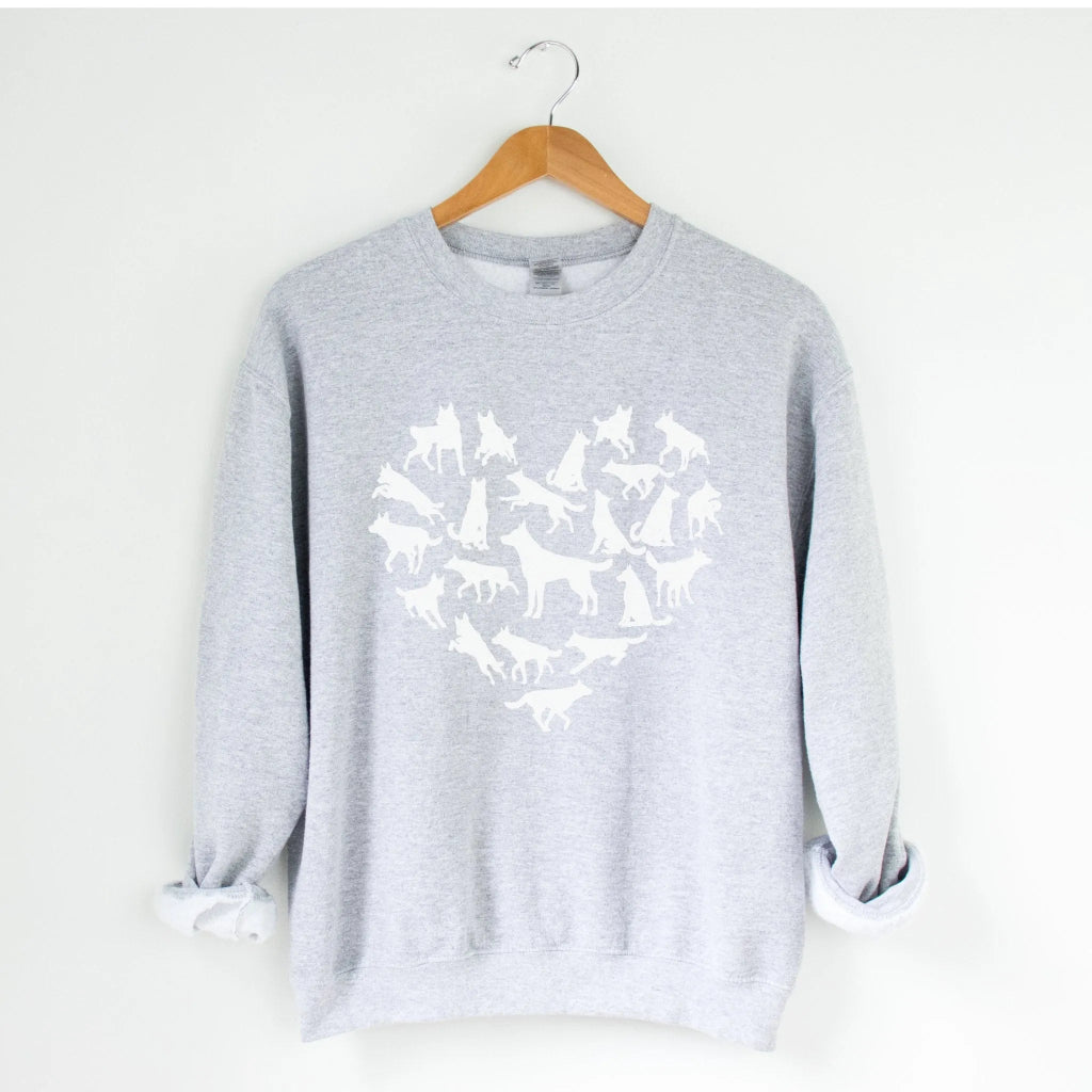 Dog Heart Sweatshirt - The Pawsitive Initiative