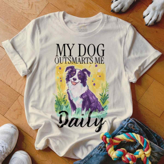 Dog Outsmarts Me Shirt - The Pawsitive Initiative