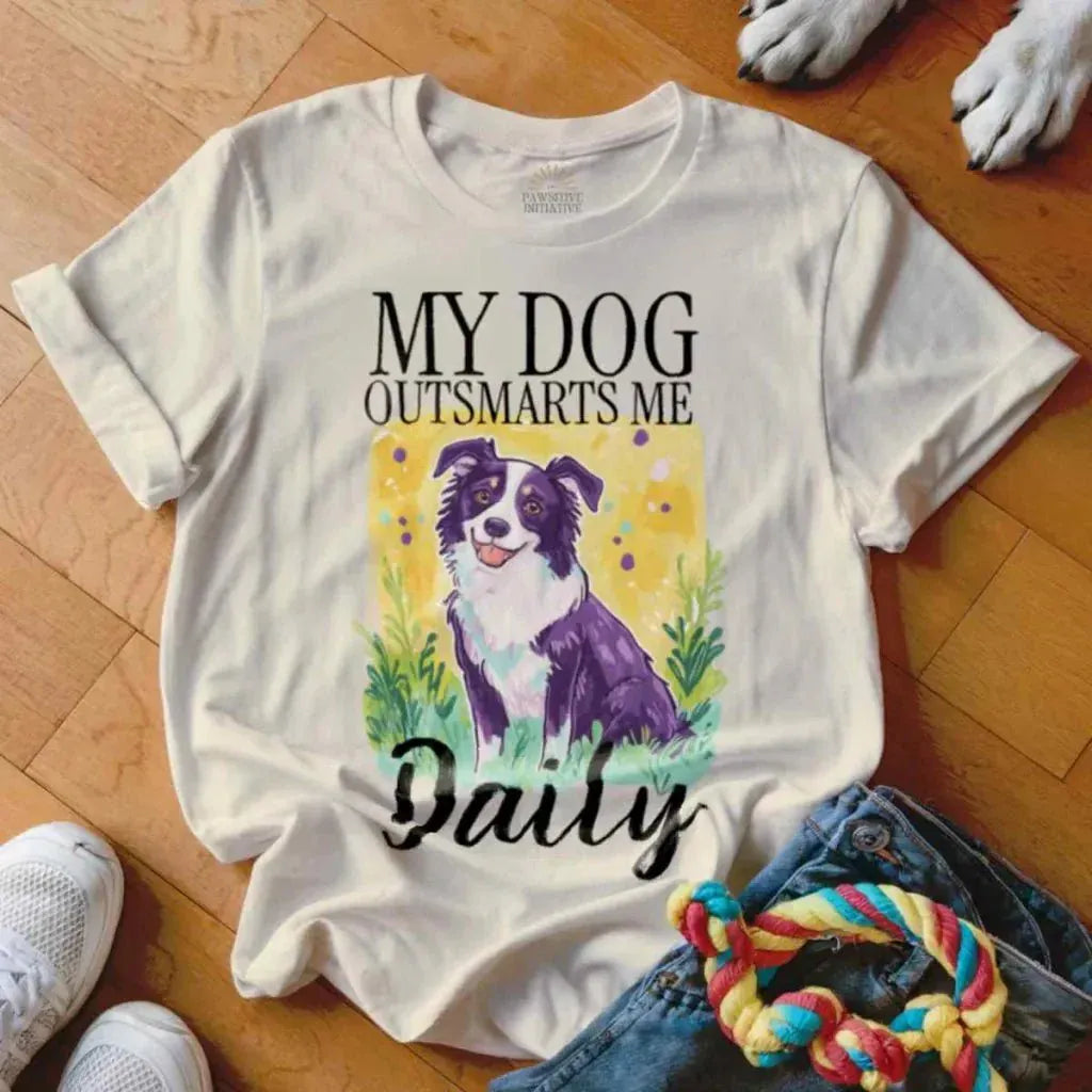 Dog Outsmarts Me Shirt - The Pawsitive Initiative