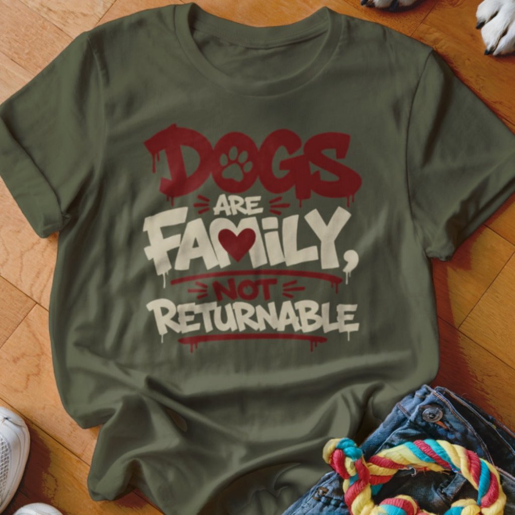 Dogs Are Family Shirt - The Pawsitive Initiative