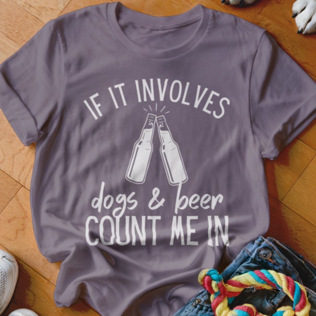 Dogs & Beer Shirt - The Pawsitive Initiative