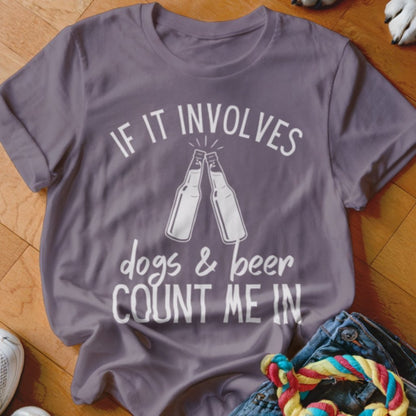 Dogs & Beer Shirt - The Pawsitive Initiative