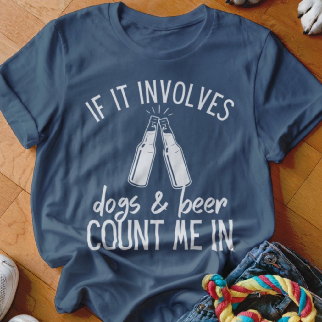 Dogs & Beer Shirt - The Pawsitive Initiative