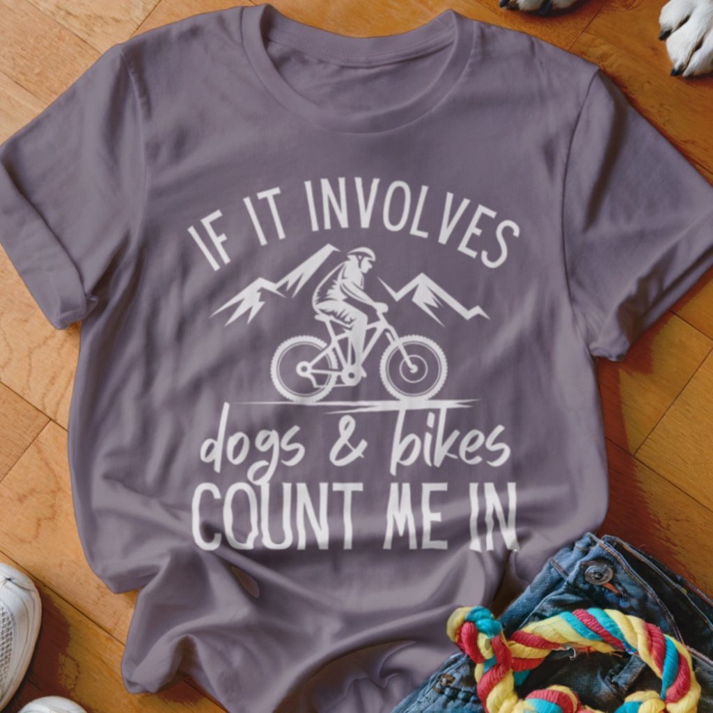 Dogs & Bikes Shirt - The Pawsitive Initiative