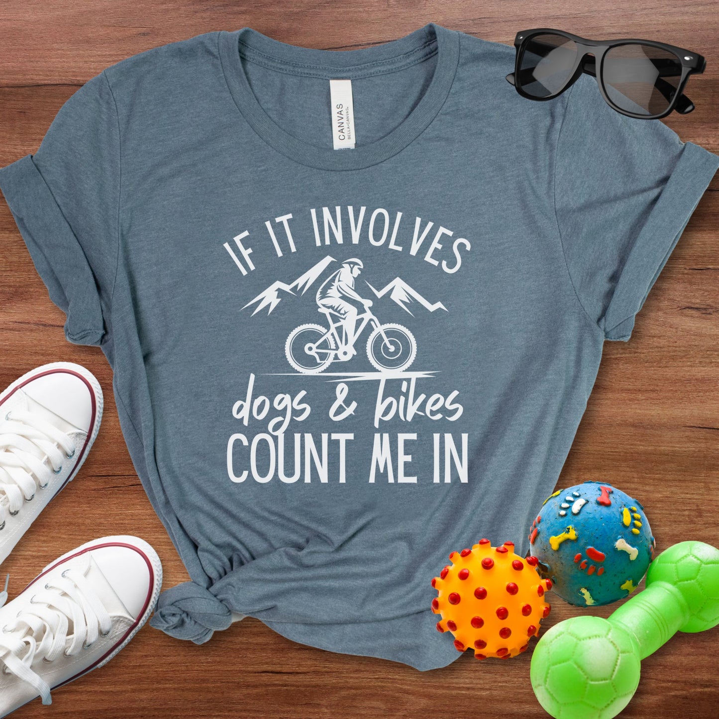 Dogs & Bikes Shirt - The Pawsitive Initiative