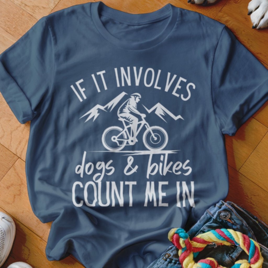 Dogs & Bikes Shirt - The Pawsitive Initiative