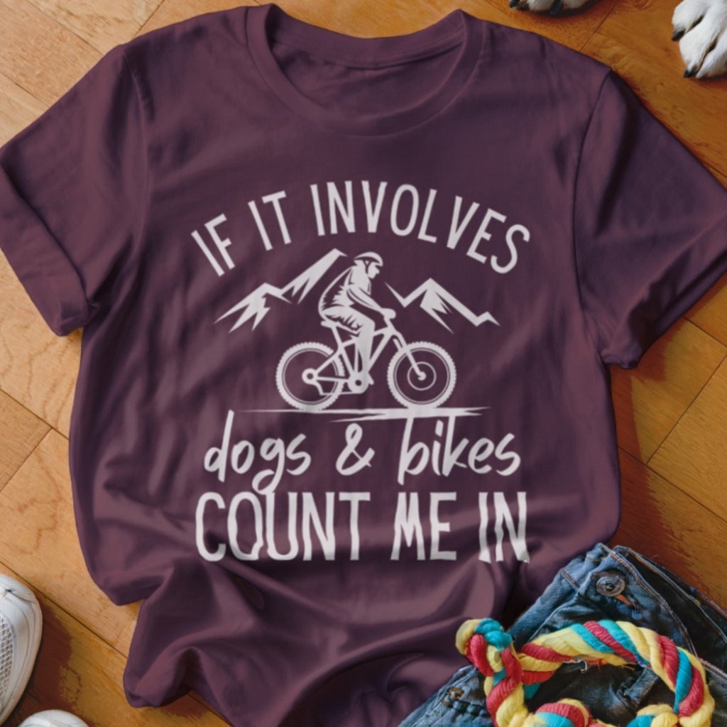 Dogs & Bikes Shirt - The Pawsitive Initiative