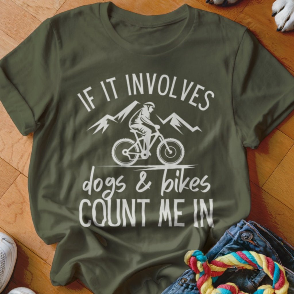 Dogs & Bikes Shirt - The Pawsitive Initiative