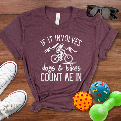 Dogs & Bikes Shirt - The Pawsitive Initiative