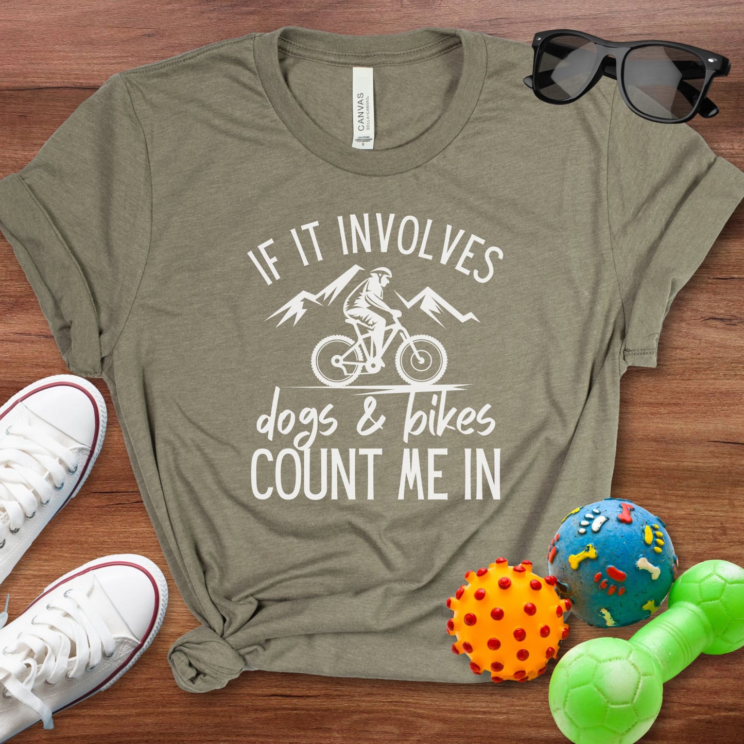 Dogs & Bikes Shirt - The Pawsitive Initiative