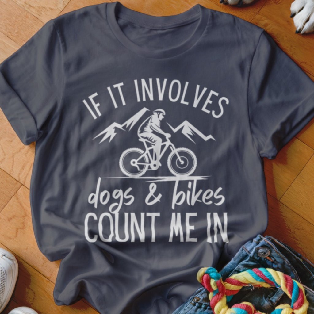 Dogs & Bikes Shirt - The Pawsitive Initiative