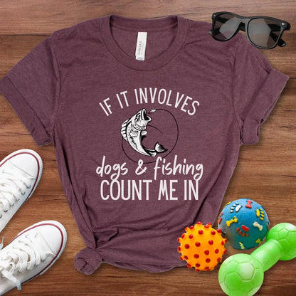 Dogs & Fishing Shirt - The Pawsitive Initiative
