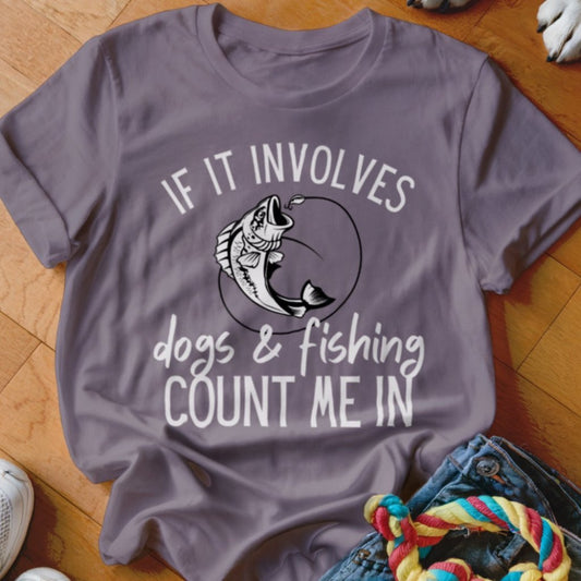 Dogs & Fishing Shirt - The Pawsitive Initiative