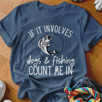 Dogs & Fishing Shirt - The Pawsitive Initiative