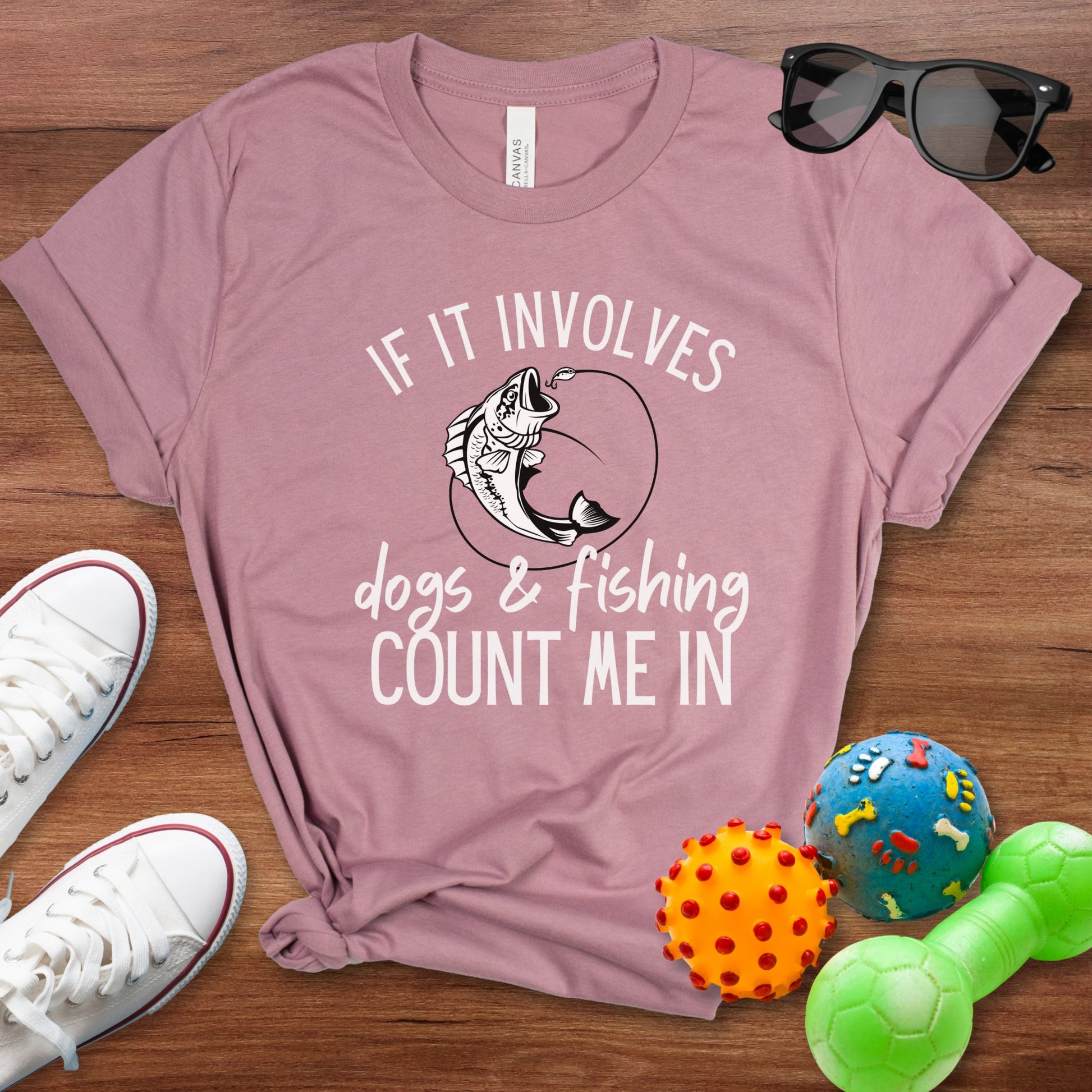 Dogs & Fishing Shirt - The Pawsitive Initiative