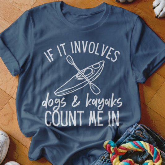 Dogs & Kayaks Shirt - The Pawsitive Initiative
