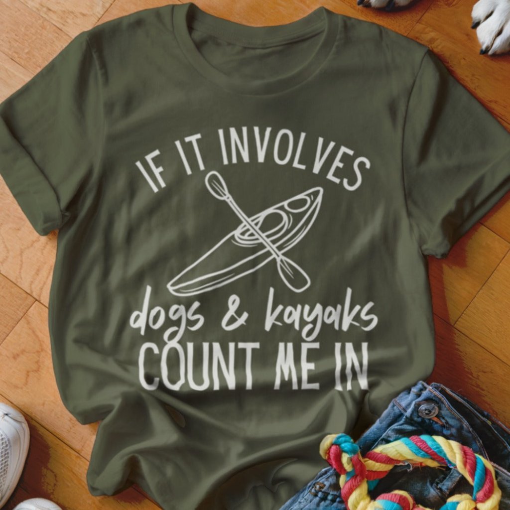 Dogs & Kayaks Shirt - The Pawsitive Initiative